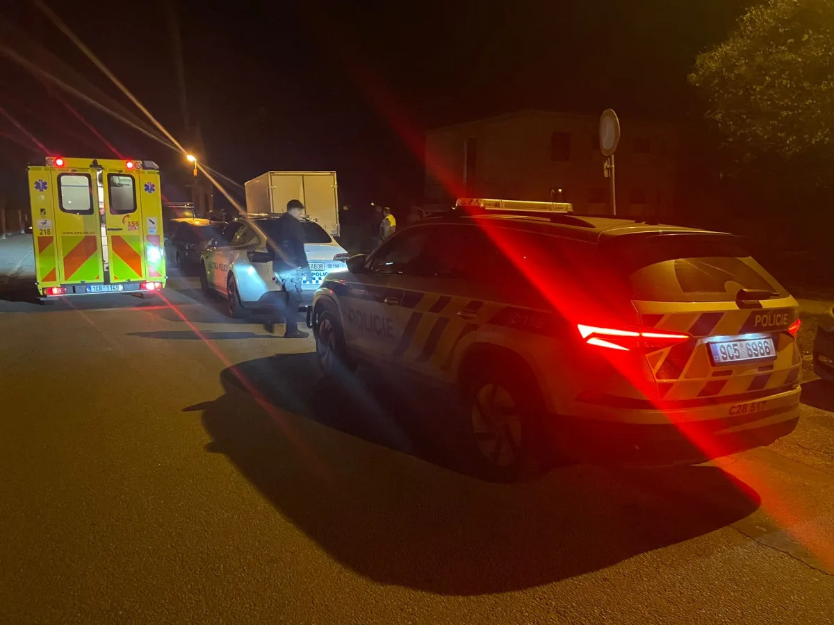 Muž pod vlivem lysohlávek ukradl v Táboře dodávku. Při honičce zničil plot i dvě auta