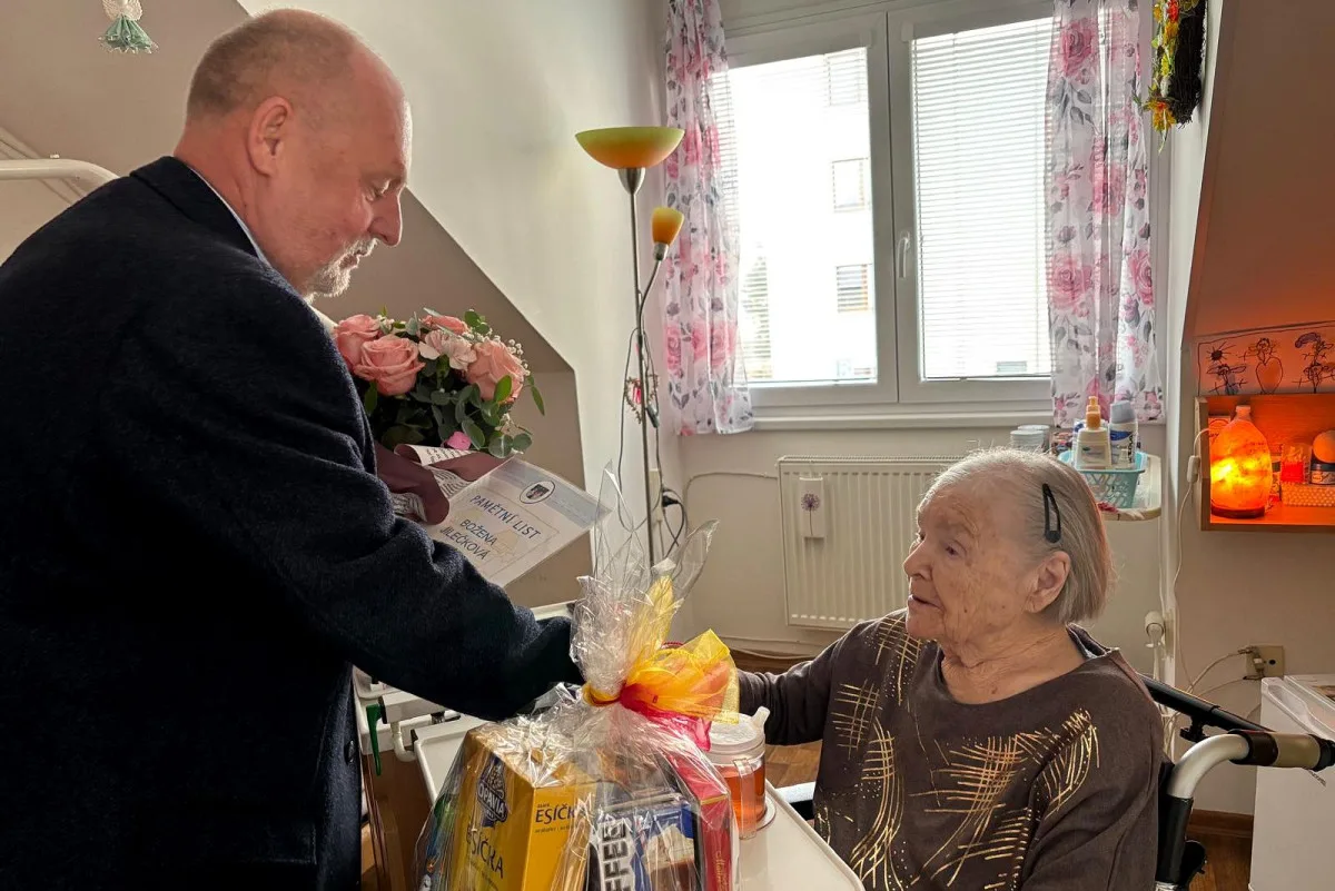 Božena Jilečková oslavila 102 let. Druhá nejstarší žena Písku se stále zajímá o současné dění