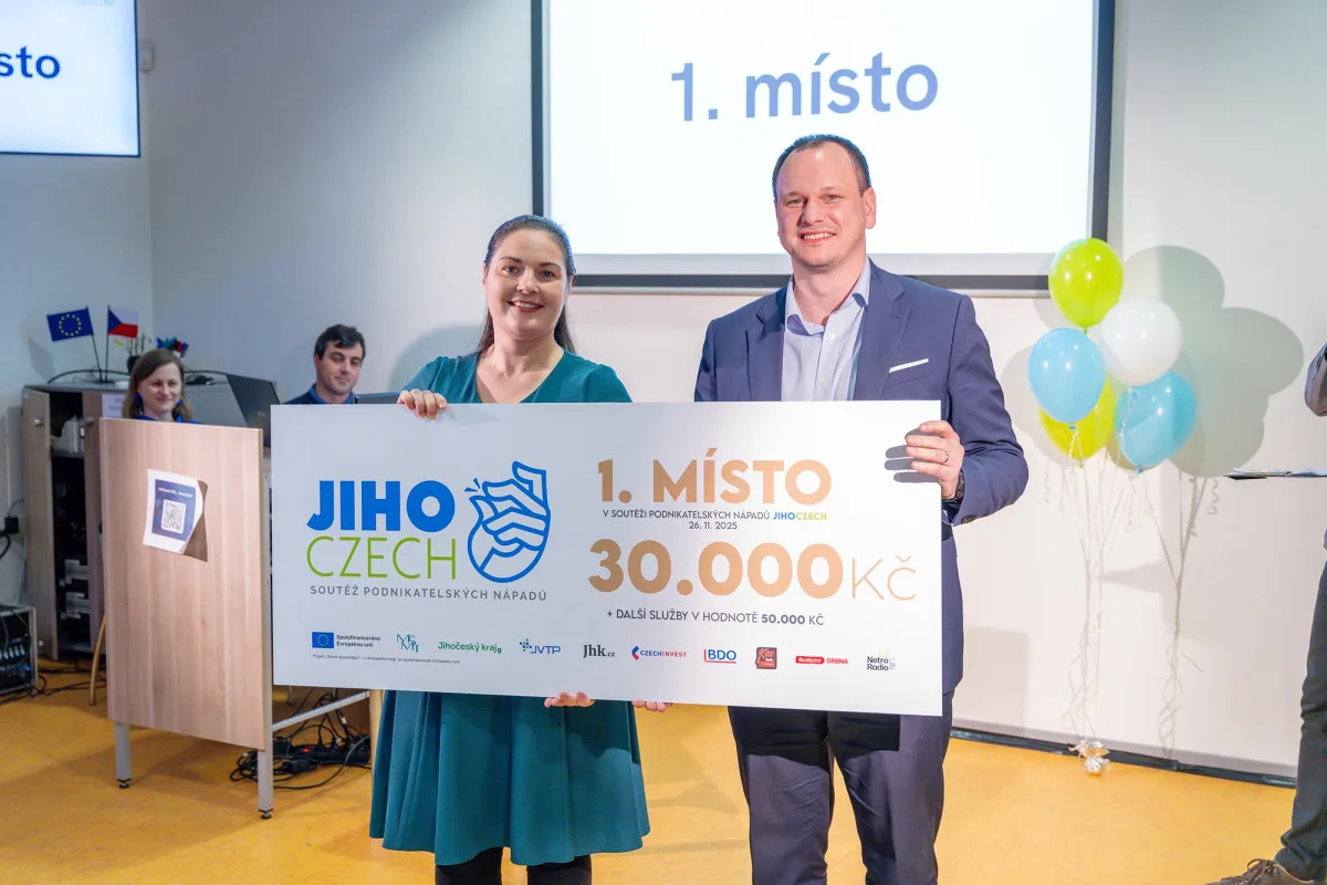 Soutěž JihoCzech 2025 ukázala sílu inovací a nových nápadů v jižních Čechách.