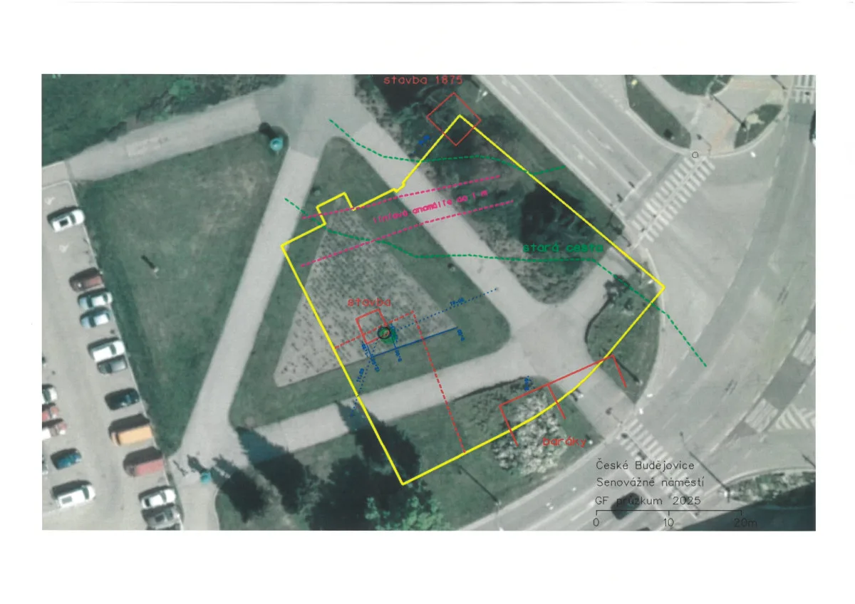 Žádné hradby ani stínadla. Archeologický průzkum stavbu galerie nezdrží