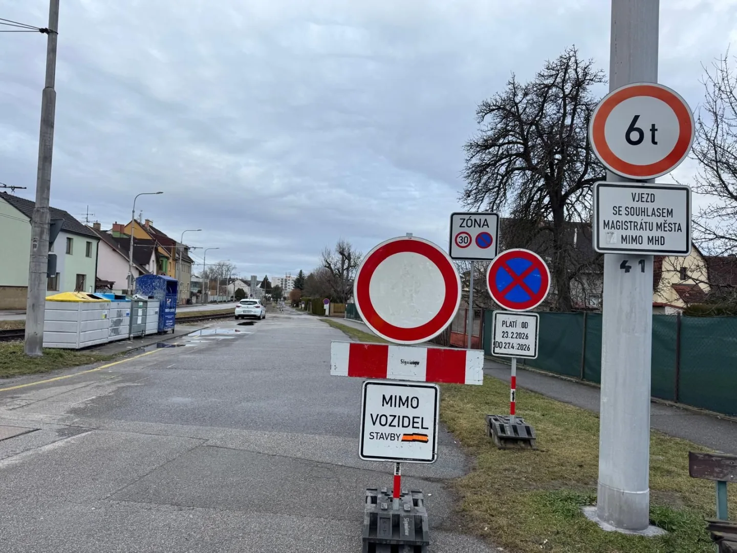 Stavba horkovodu uzavře část Papírenské ulice