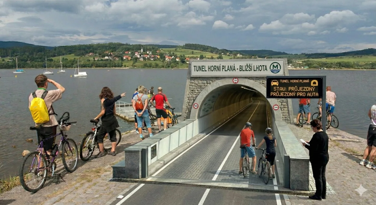 Tunel pod Lipnem a metro pod Hradcem. Jihočeské radnice se humoru nebojí