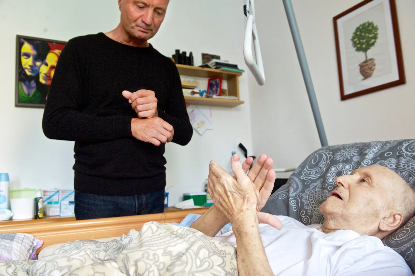 Díky domácímu hospici mohl Jiří odejít doma. Hospic teď žádá veřejnost o pomoc