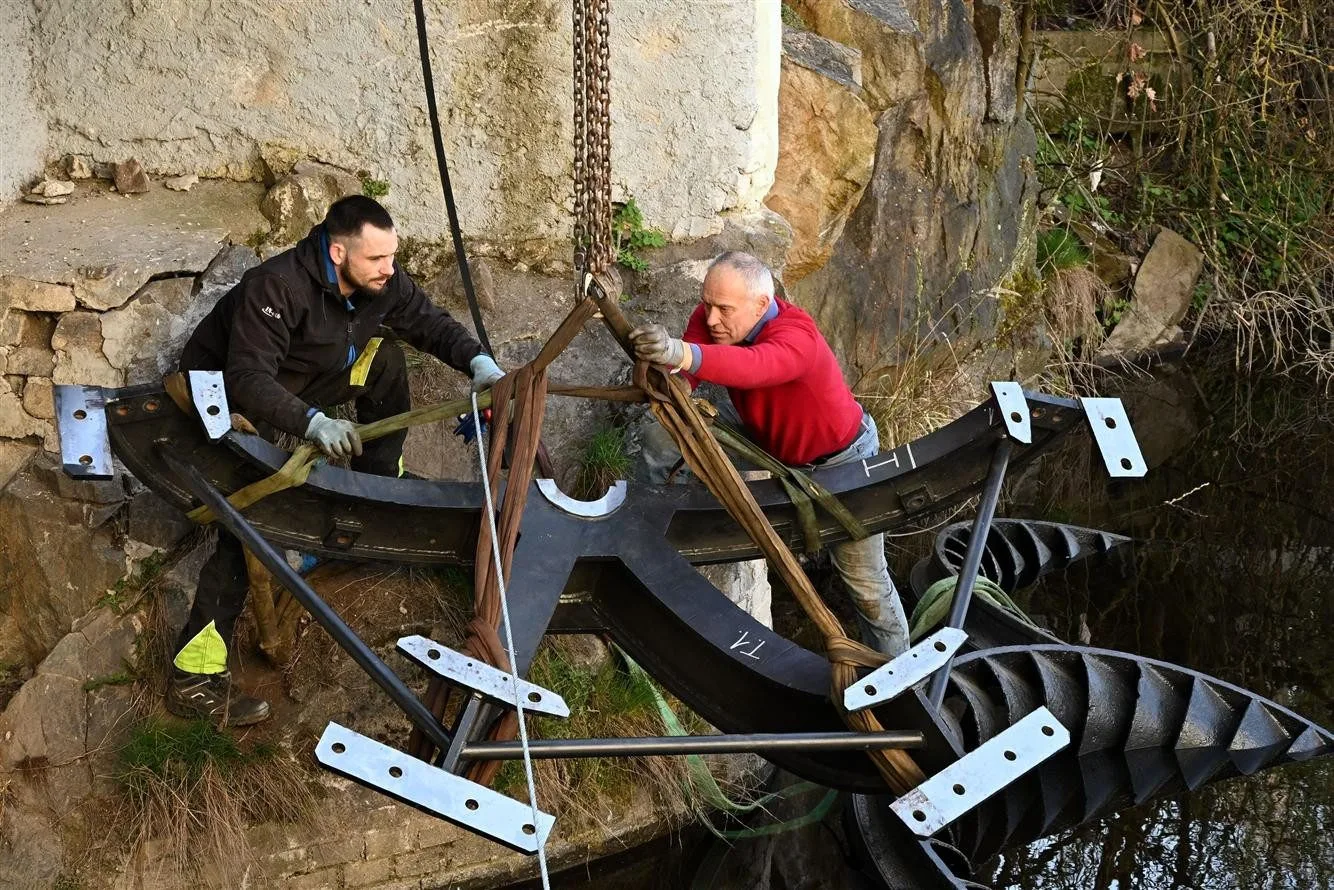 Do Křižíkovy elektrárny v Písku se vrací historické turbíny, budou opět vyrábět elektřinu