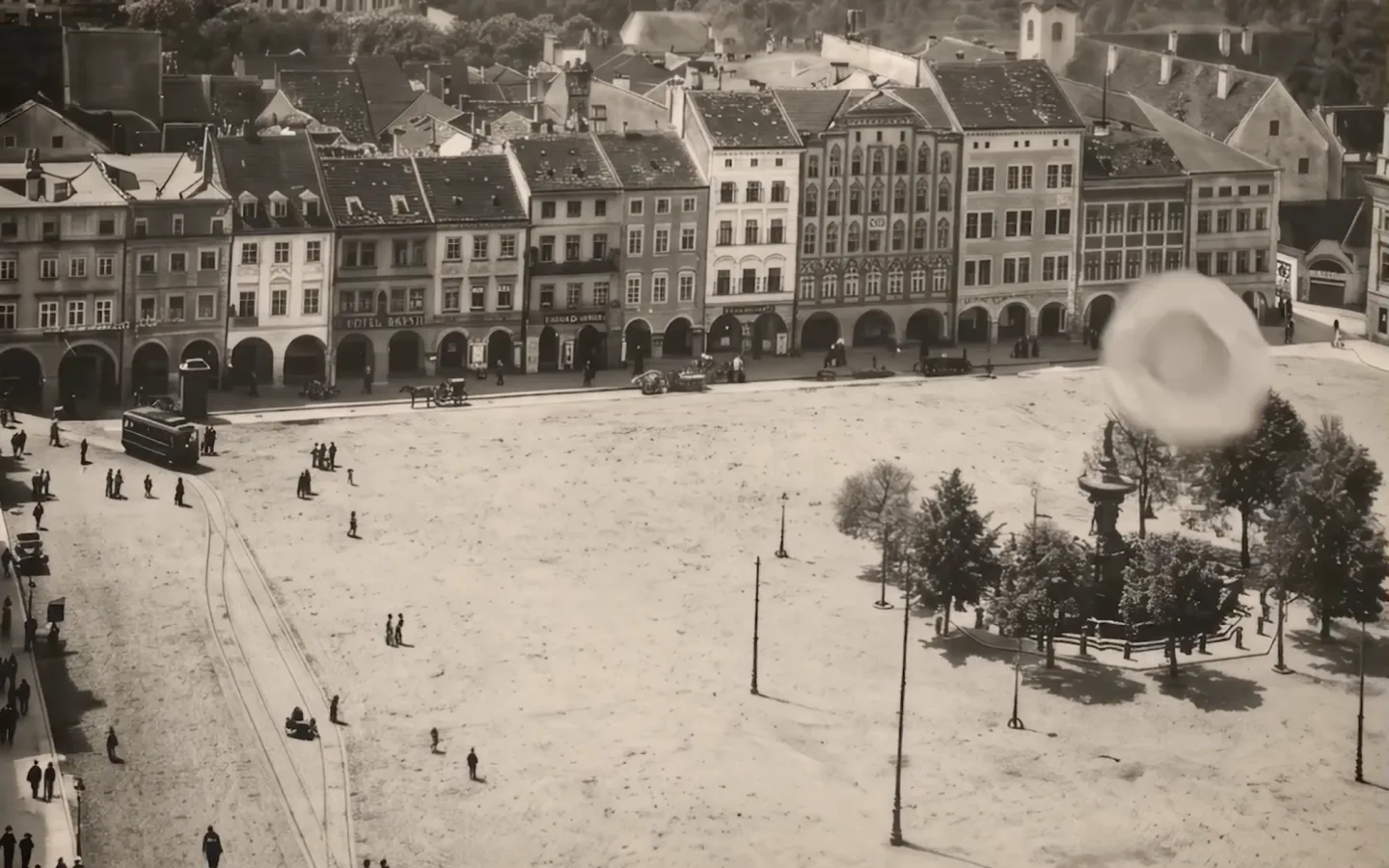 České Budějovice na záběrech z videa