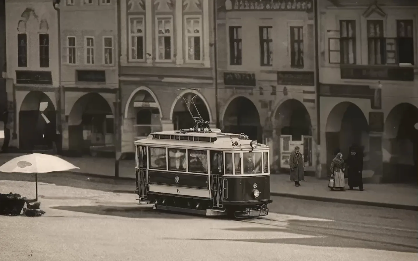 České Budějovice na záběrech z videa