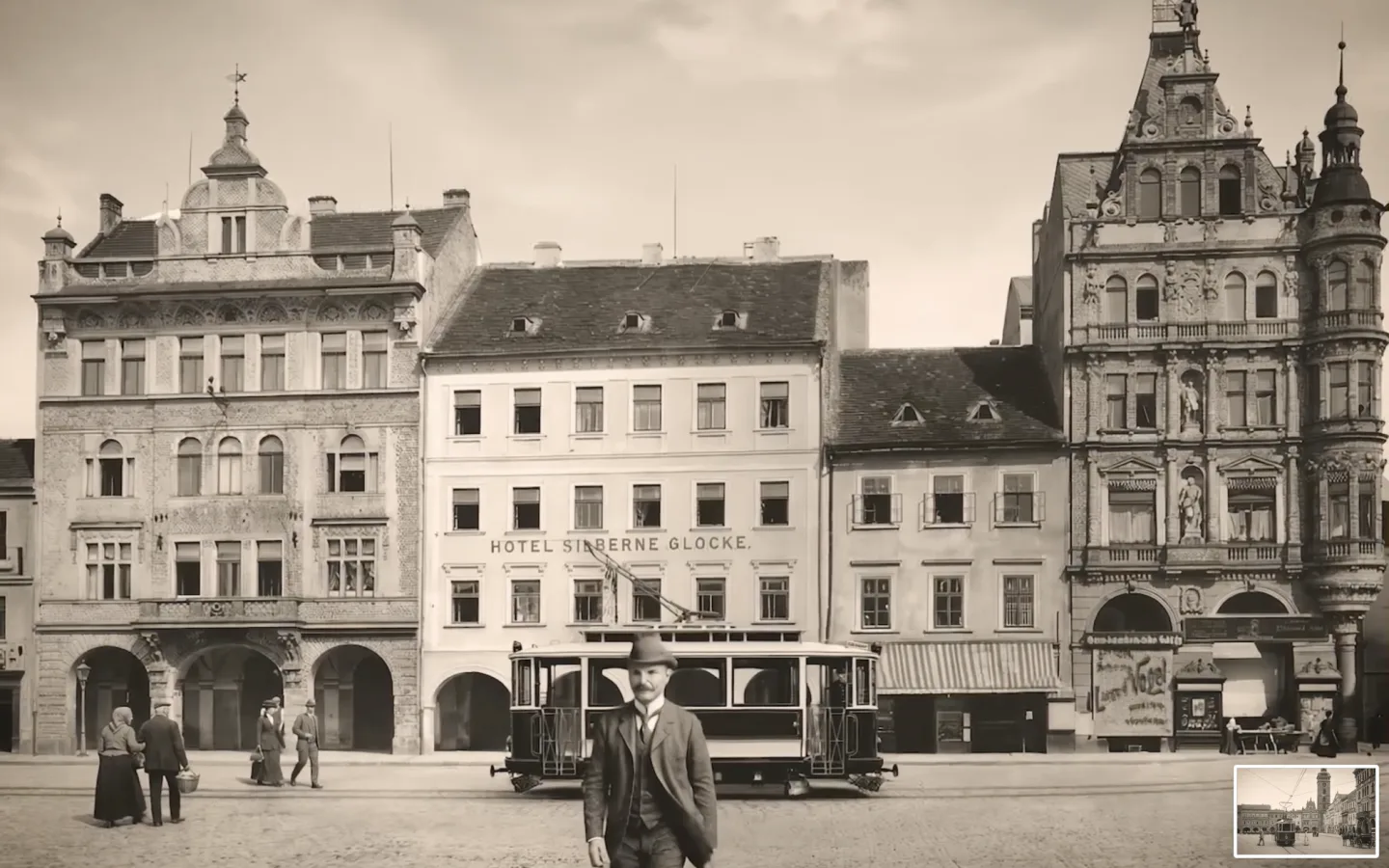 České Budějovice na záběrech z videa