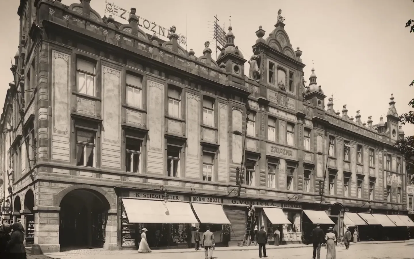 České Budějovice na záběrech z videa