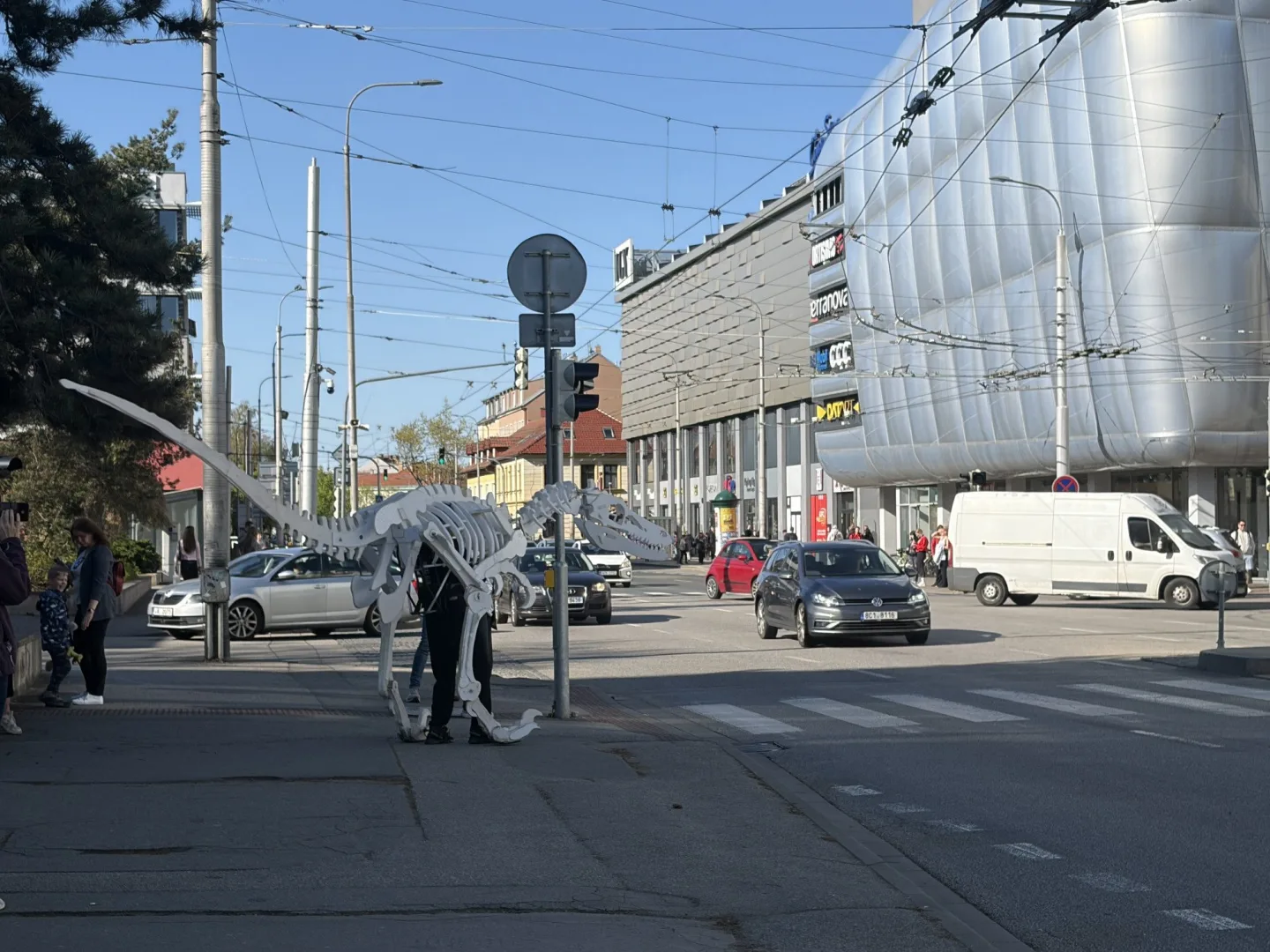Dinosaurus v obchoďáku i opera na návsi. Festival Jižní Svéráz vnese divadlo do ulic