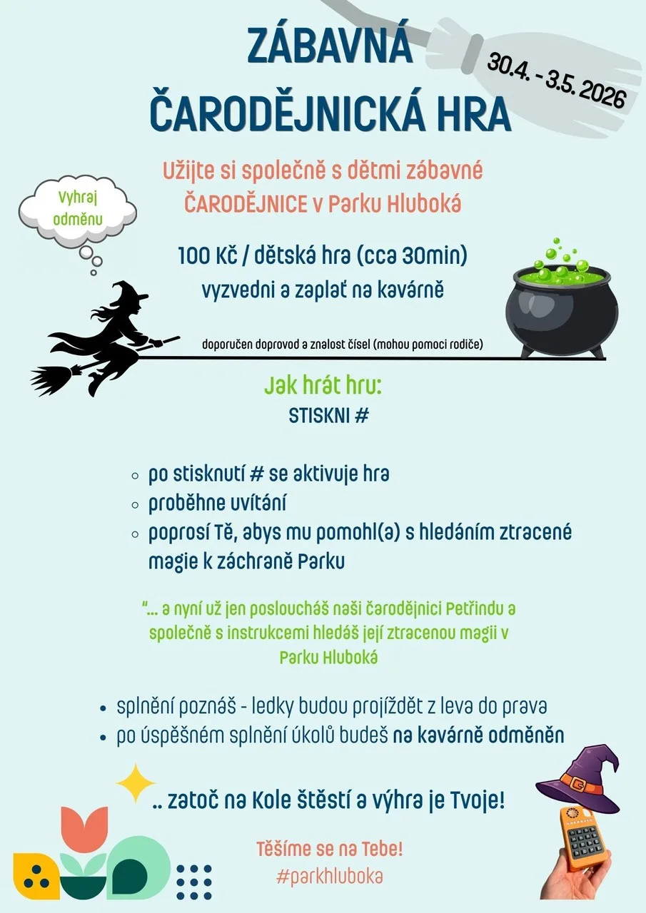 Čarodějnice a extraligový baseball pod světly. Hluboká zve ve čtvrtek celé rodiny
