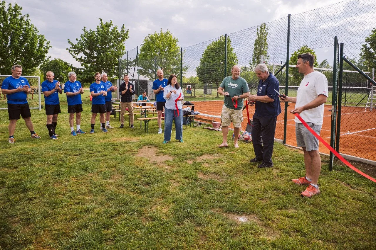 Hluboká má nové volejbalové hřiště. Park Hluboká rozšiřuje nabídku sportovišť.