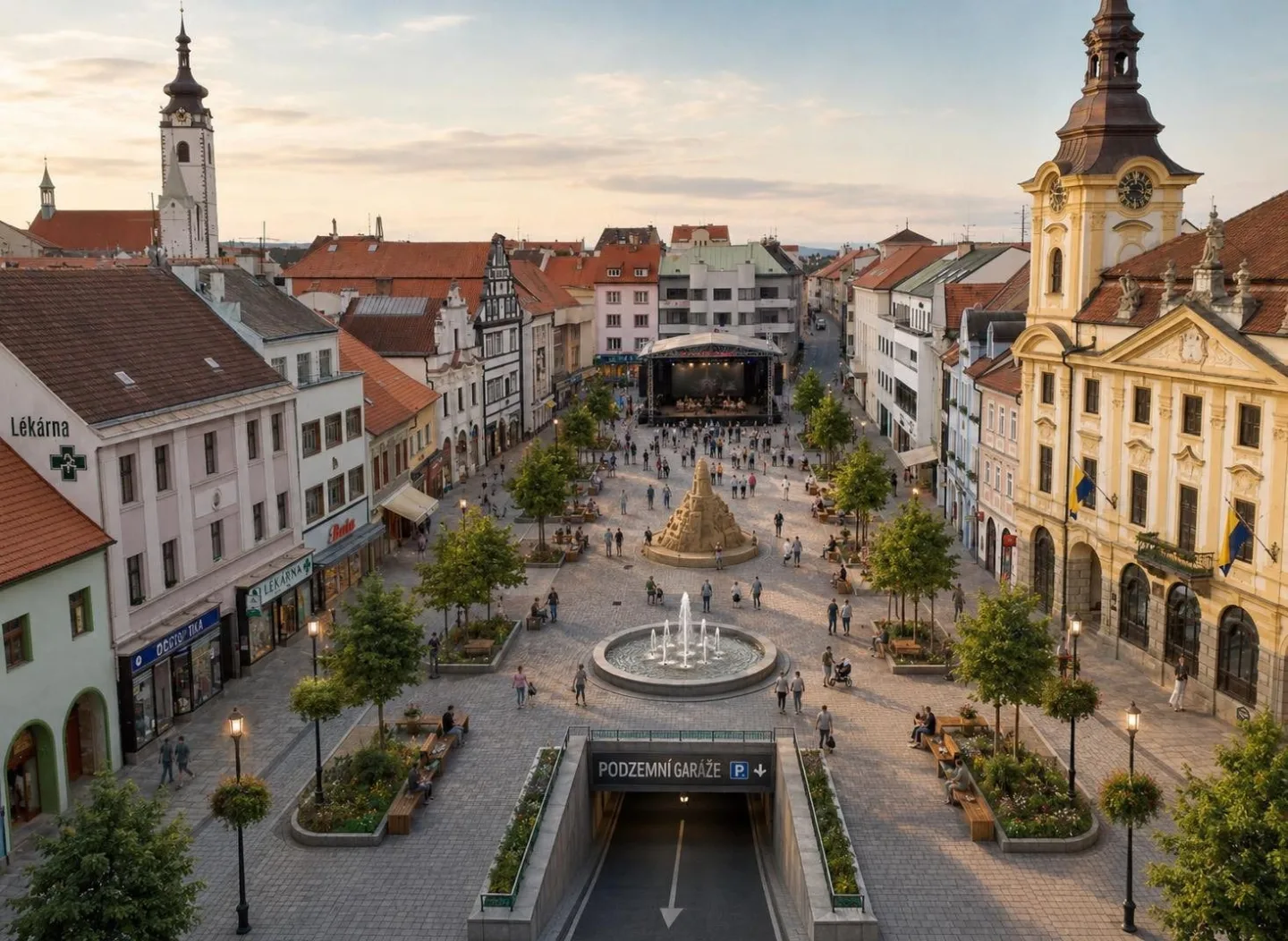 Tržiště i politická satira. Písecké náměstí čeká proměna a lidská tvořivost jede na plné obrátky