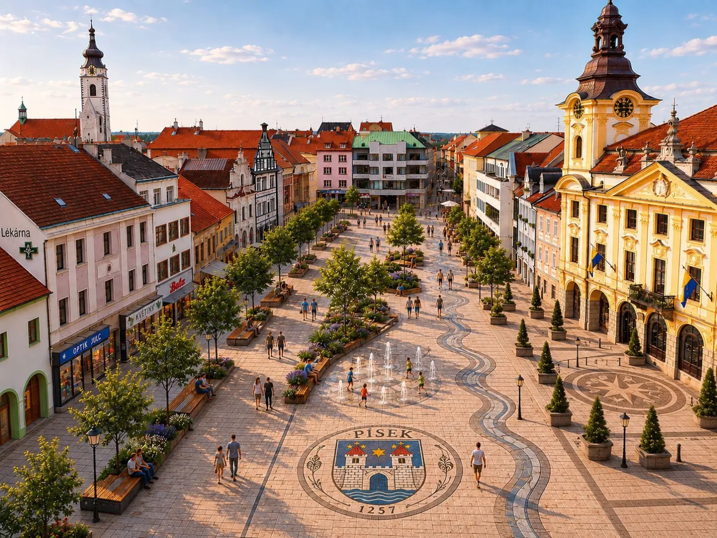Tržiště i politická satira. Písecké náměstí čeká proměna a lidská tvořivost jede na plné obrátky