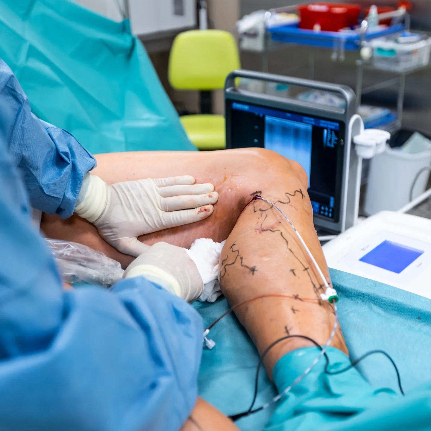 Písečtí chirurgové používají na křečové žíly laser.