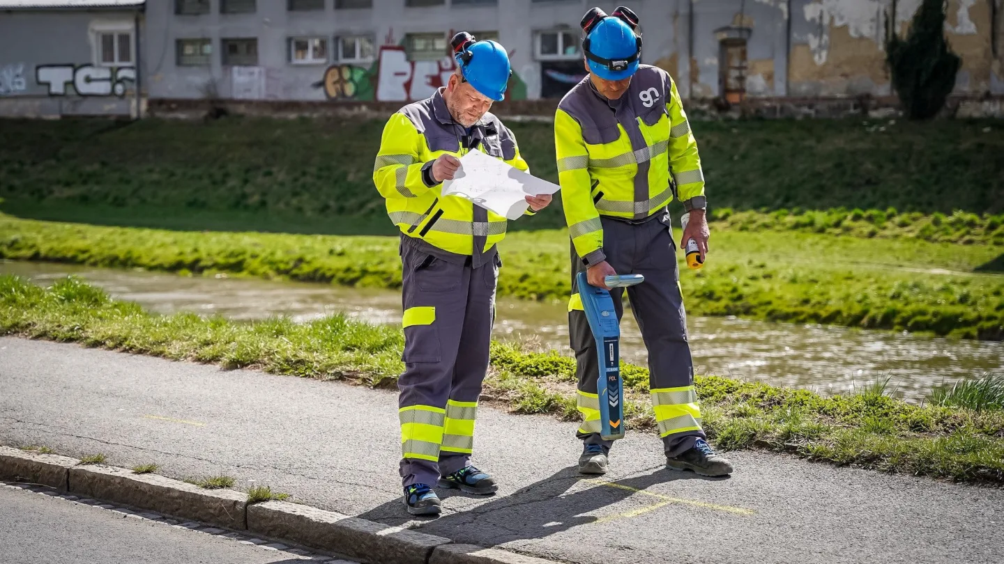 Kopání naslepo vás může přijít draho. Začněte vytyčením plynovodu