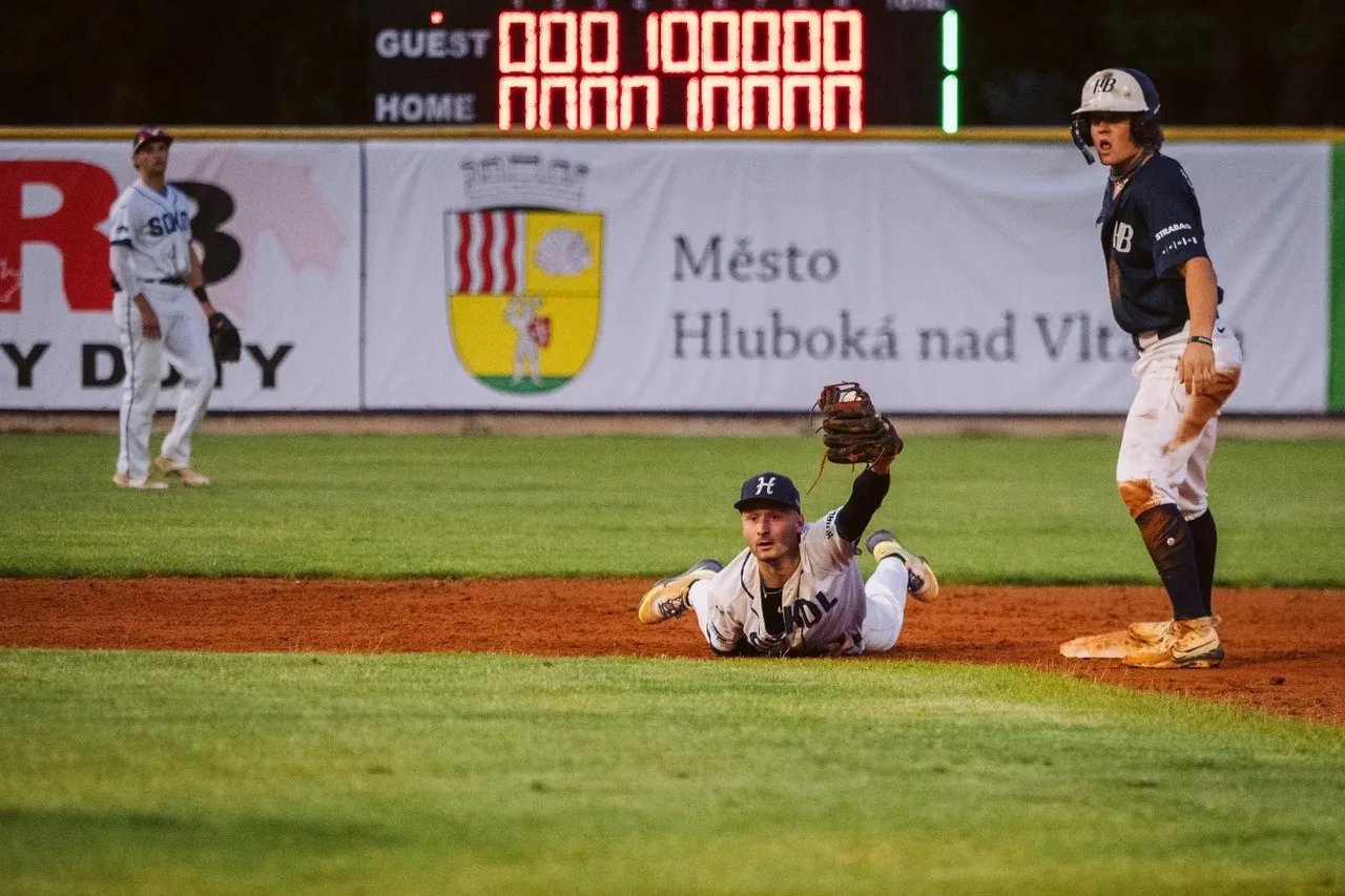 Baseballová extraliga se vrací na Hlubokou. Domácí vyzvou vedoucí Hrochy Brno