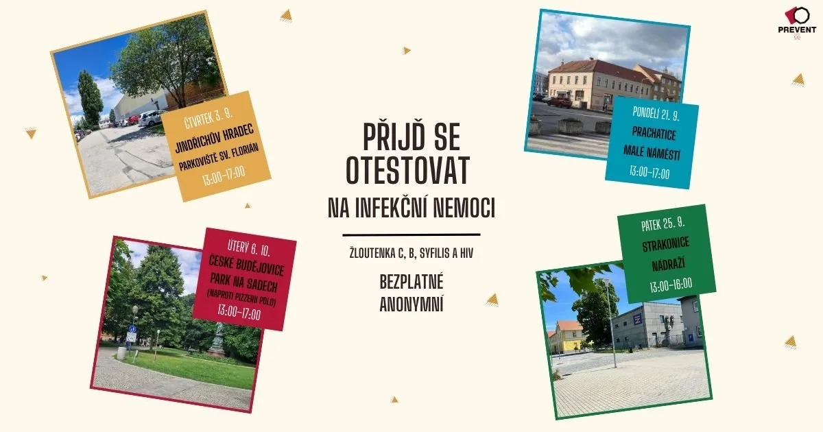 Otestujte se na infekční nemoci zdarma. Sanitka zamíří do čtyř jihočeských měst