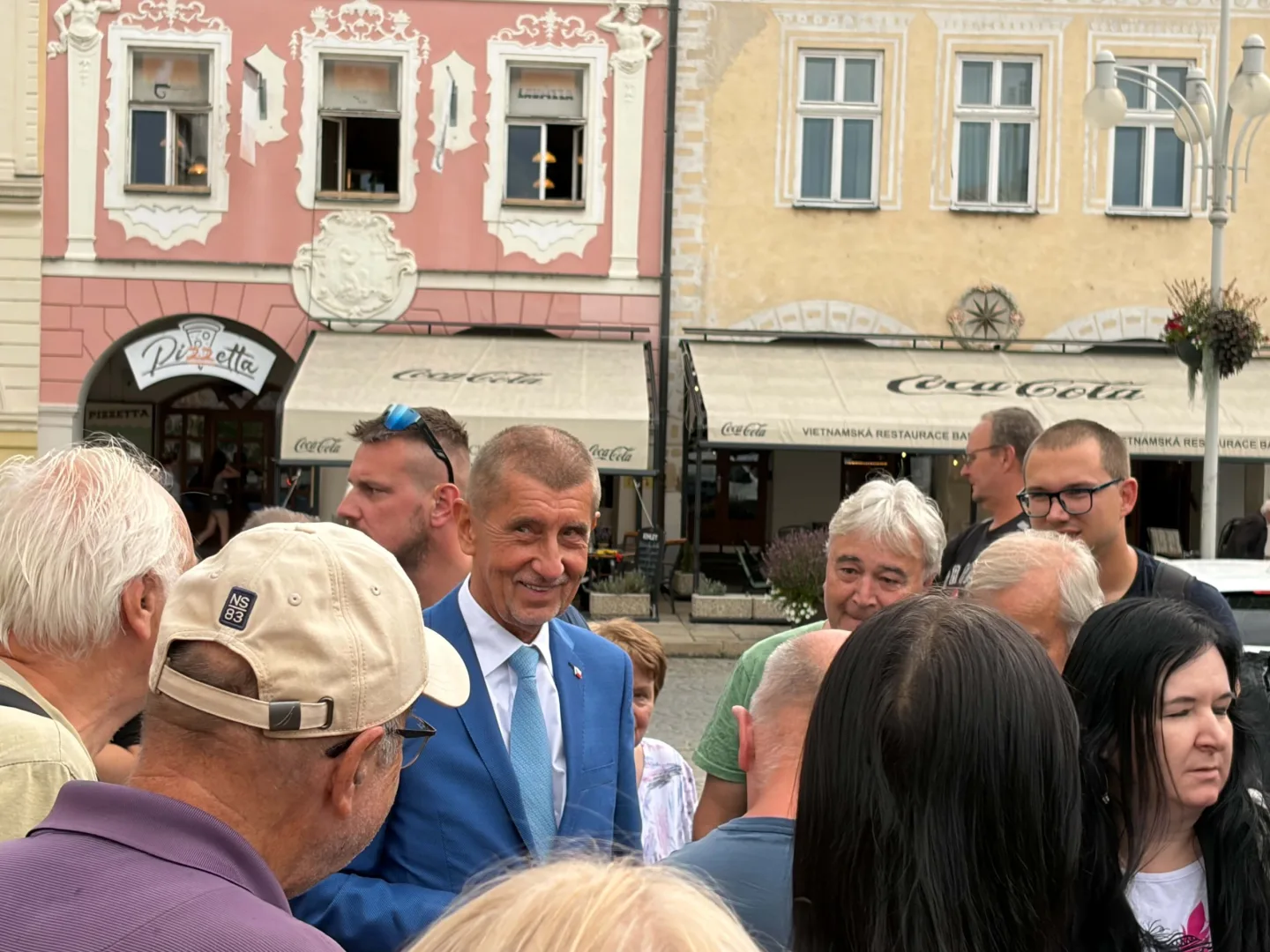 Hnutí ANO dorazilo do Budějc. Babiš mluvil o suchu i dvou miliardách v pr*eli