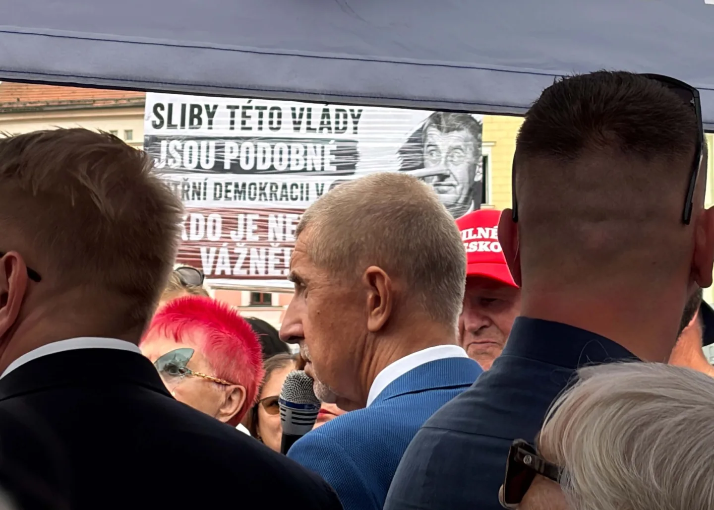 Hnutí ANO dorazilo do Budějc. Babiš mluvil o suchu i dvou miliardách v pr*eli