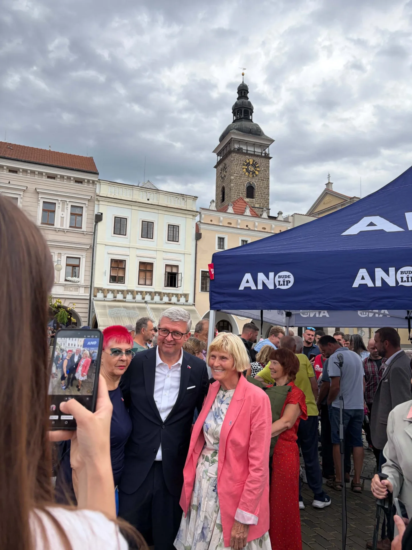 Hnutí ANO dorazilo do Budějc. Babiš mluvil o suchu i dvou miliardách v pr*eli