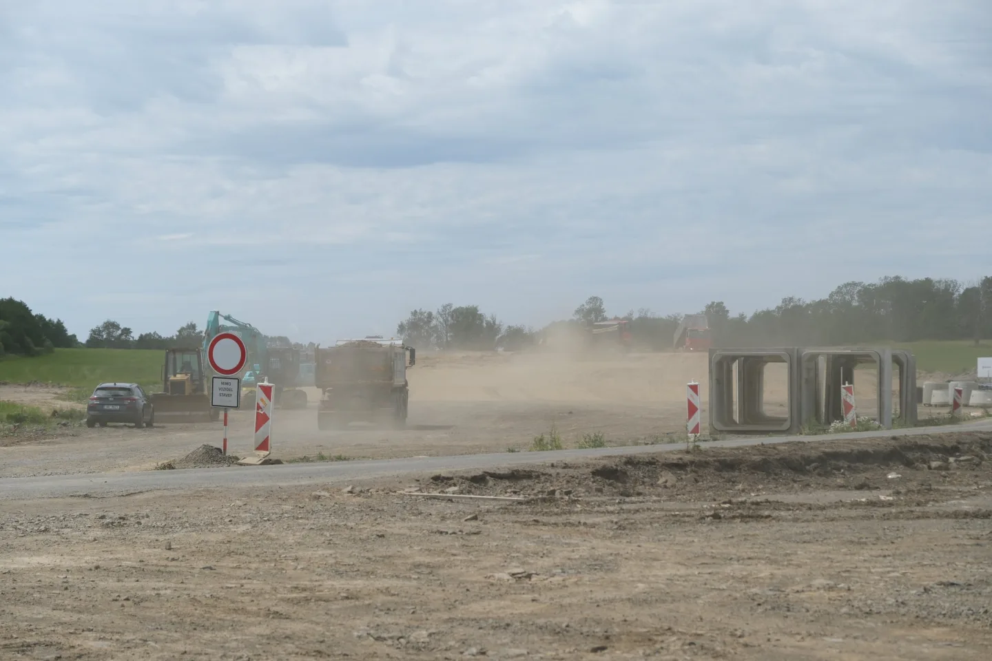 ŘSD zahájilo stavbu obchvatu Sedlice a Hněvkova na Strakonicku na I/20