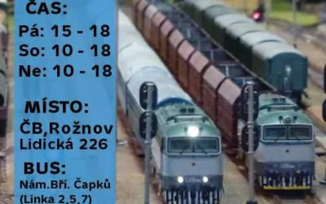 Vláčky y modely v Budějovicích