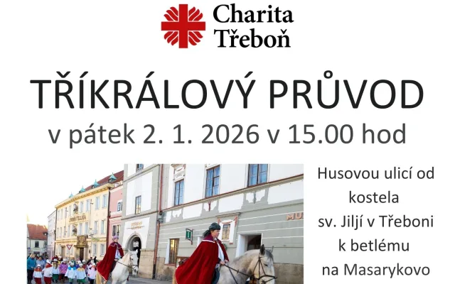 Tříkrálový průvod v Třeboni