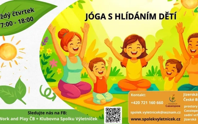 Jóga pro dospělé s hlídáním dětí