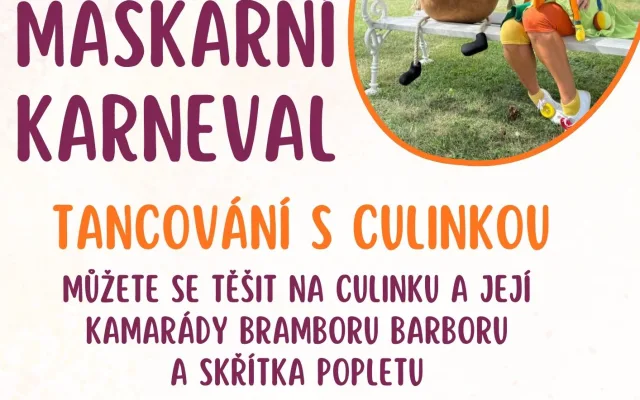 Dětský maškarní karneval – Tancování s Culinkou