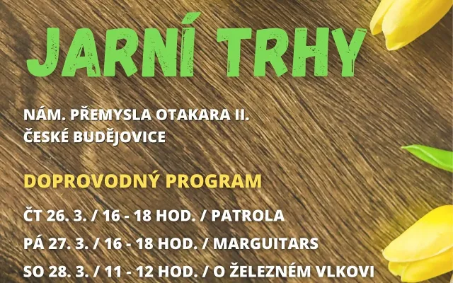 Jarní trhy v Budějcích