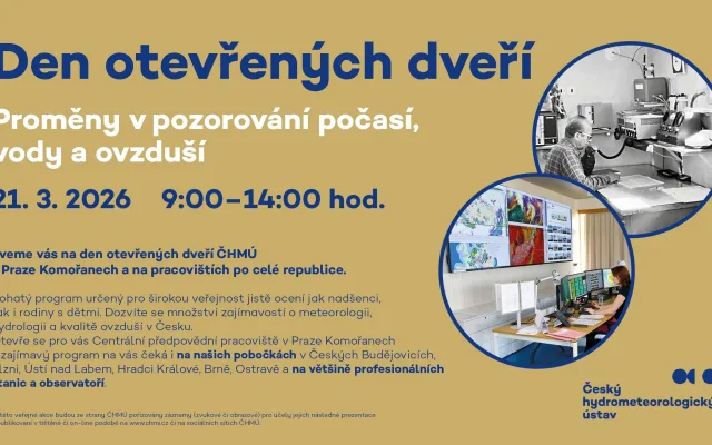 Den otevřených dveří Českého hydrometeorologického ústavu