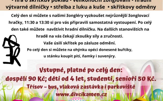 Velikonoční neděle na hradě Dívčí kámen