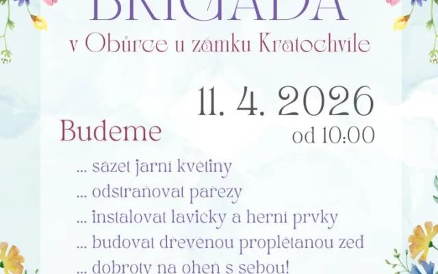 Jarní brigáda na Kratochvíli
