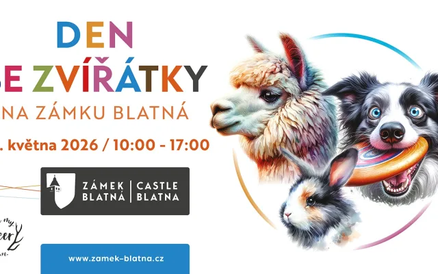 Den se zvířátky na Zámku Blatná