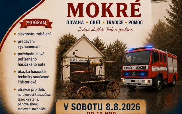 Oslavy 100 let od založení SDH Mokré