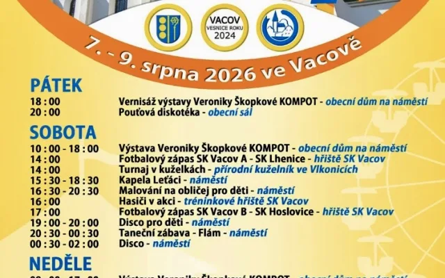 Vavřinecká pouť ve Vacově