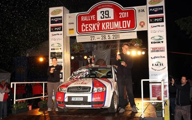 Emil Triner a Kateřina Achsová. Hvězdná posádka českokrumlovské soutěže
