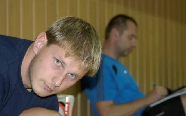 Nováček v reprezentaci Radek Mach.
