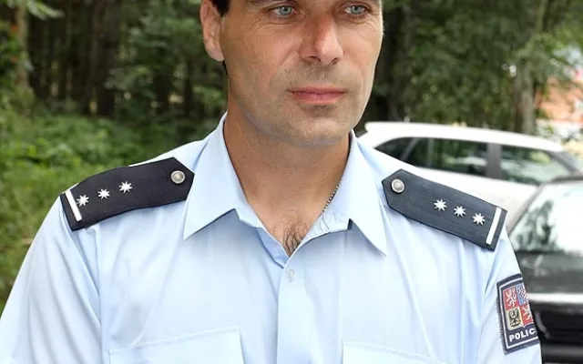 Krajský policejní mluvčí Milan Bajcura