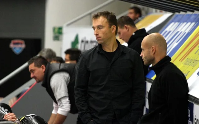 Jeden z trenérů Mladé Boleslavi a bývalý reprezentační gólman Milan Hnilička