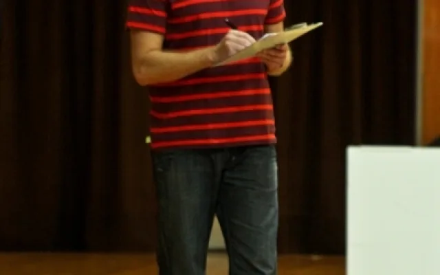 Trenér českobudějovického týmu Mgr. Jan Svoboda