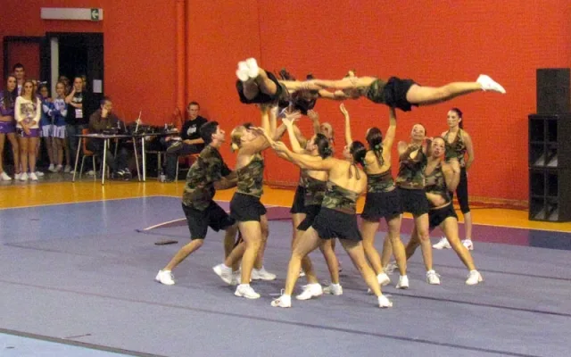 Hell´s Cheerleaders České Budějovice na soutěži v Praze