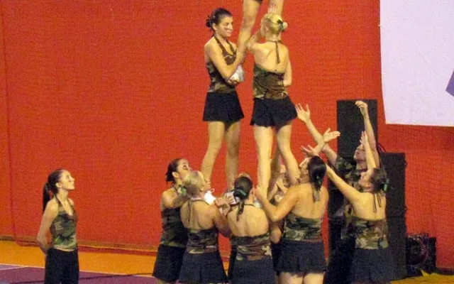 Hell´s Cheerleaders České Budějovice na soutěži v Praze