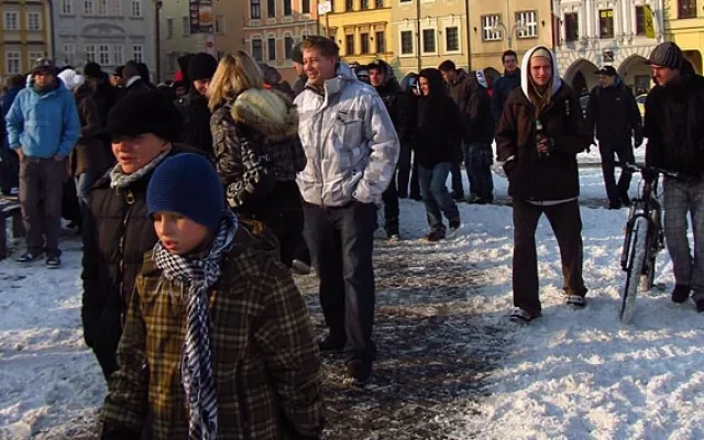 Budějcký protest proti dohodě ACTA