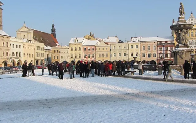 Budějcký protest proti dohodě ACTA