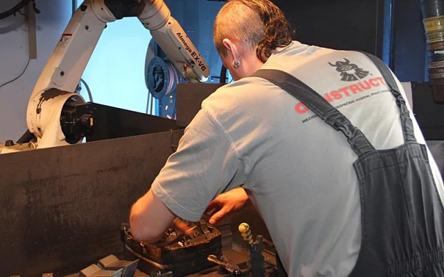 Kompletace mechanického zabezpečení ve svařovacím automatu