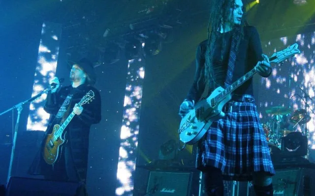 Koncert kapely Wanastowi Vjecy v Budějcích