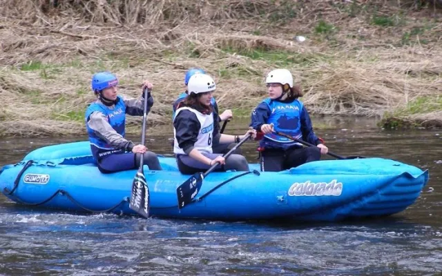 Příprava na závod posádky HANACE Rafters Čudly