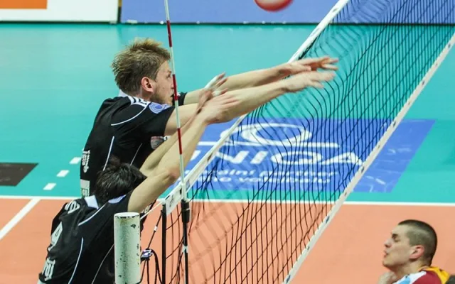 Radek Mach s Jakubem Novotným na bloku