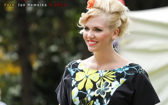 Jedna ze středečních modelek Ivana Frejlachová